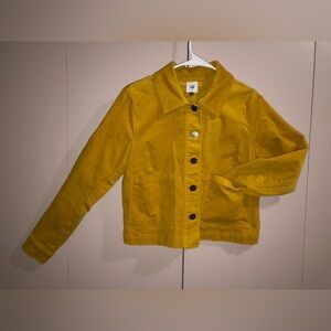 Cabi Citizen Corduroy Button-Up Jacket Mustard Yellow XS